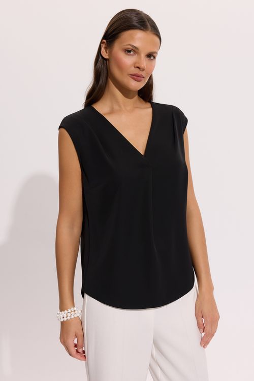 Czarna bluzka damska elegancka – kolekcja Exclusive