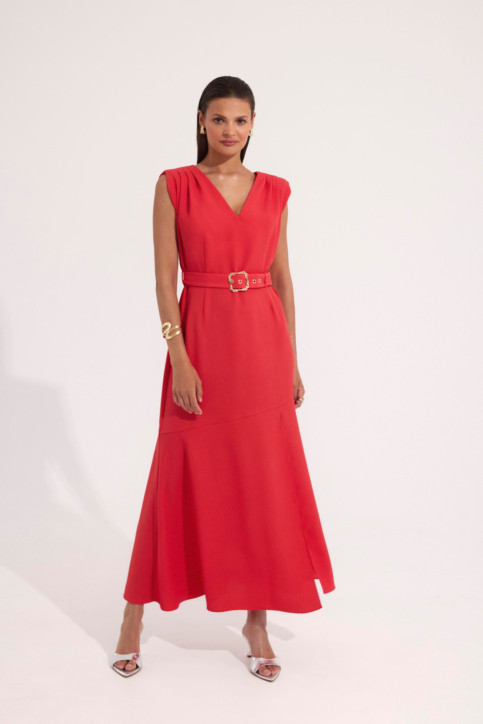 Elegancka sukienka maxi Makalu