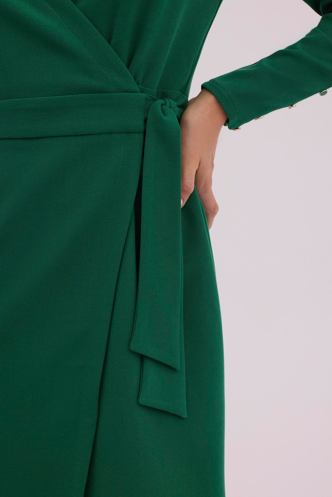 Elegancka zielona sukienka Makalu