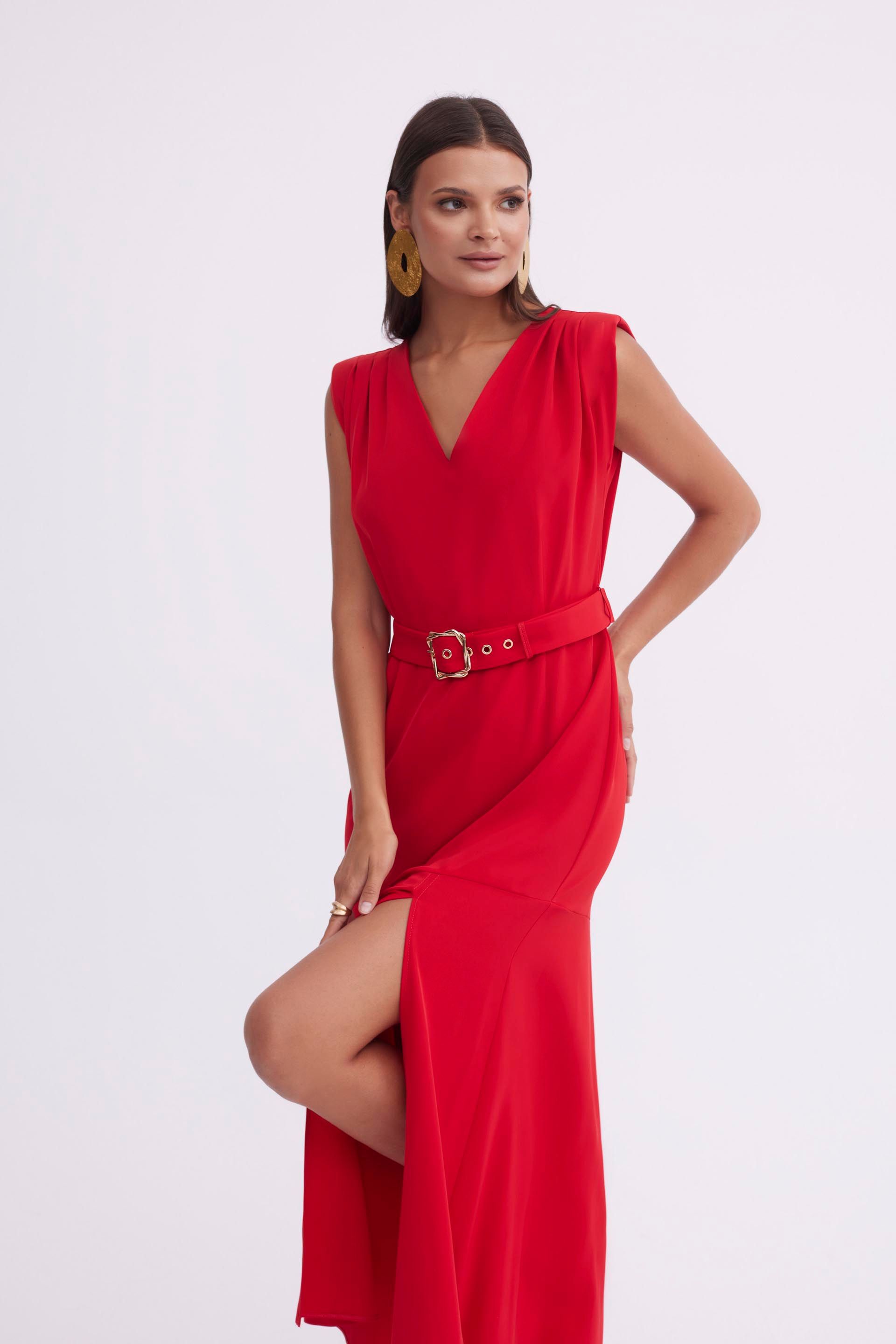 Elegancka sukienka maxi Makalu