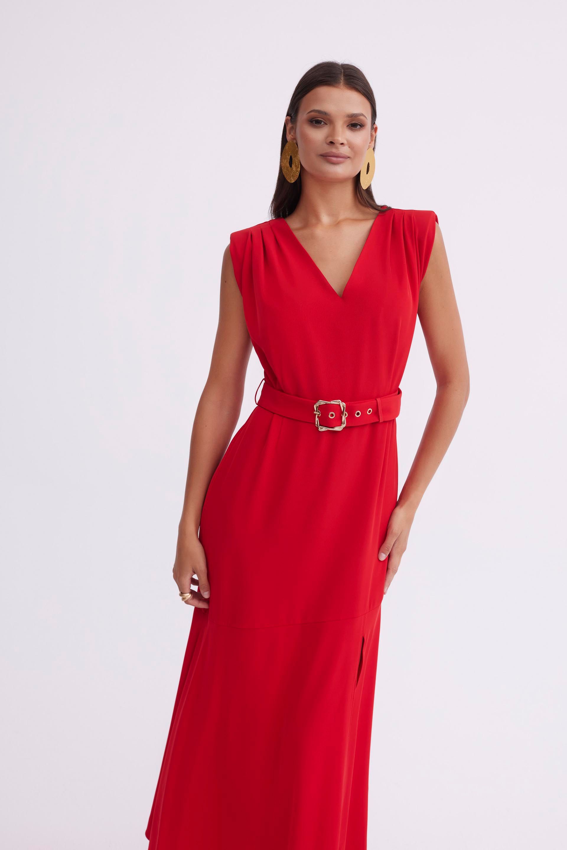Elegancka sukienka maxi Makalu