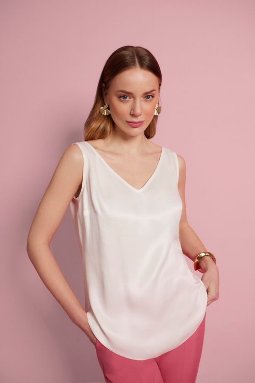 Elegancki top z koronką Makalu