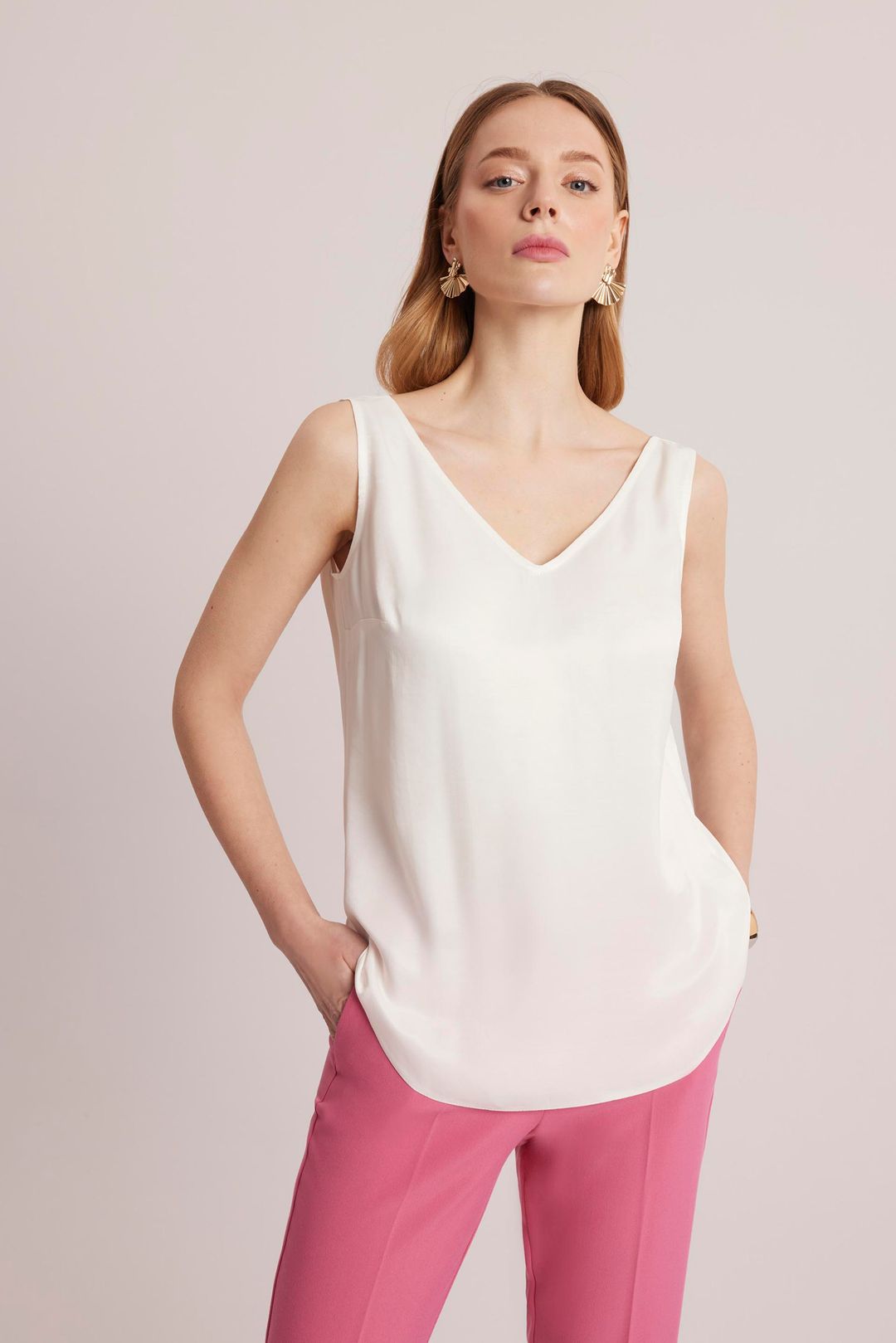 Elegancki top z koronką Makalu