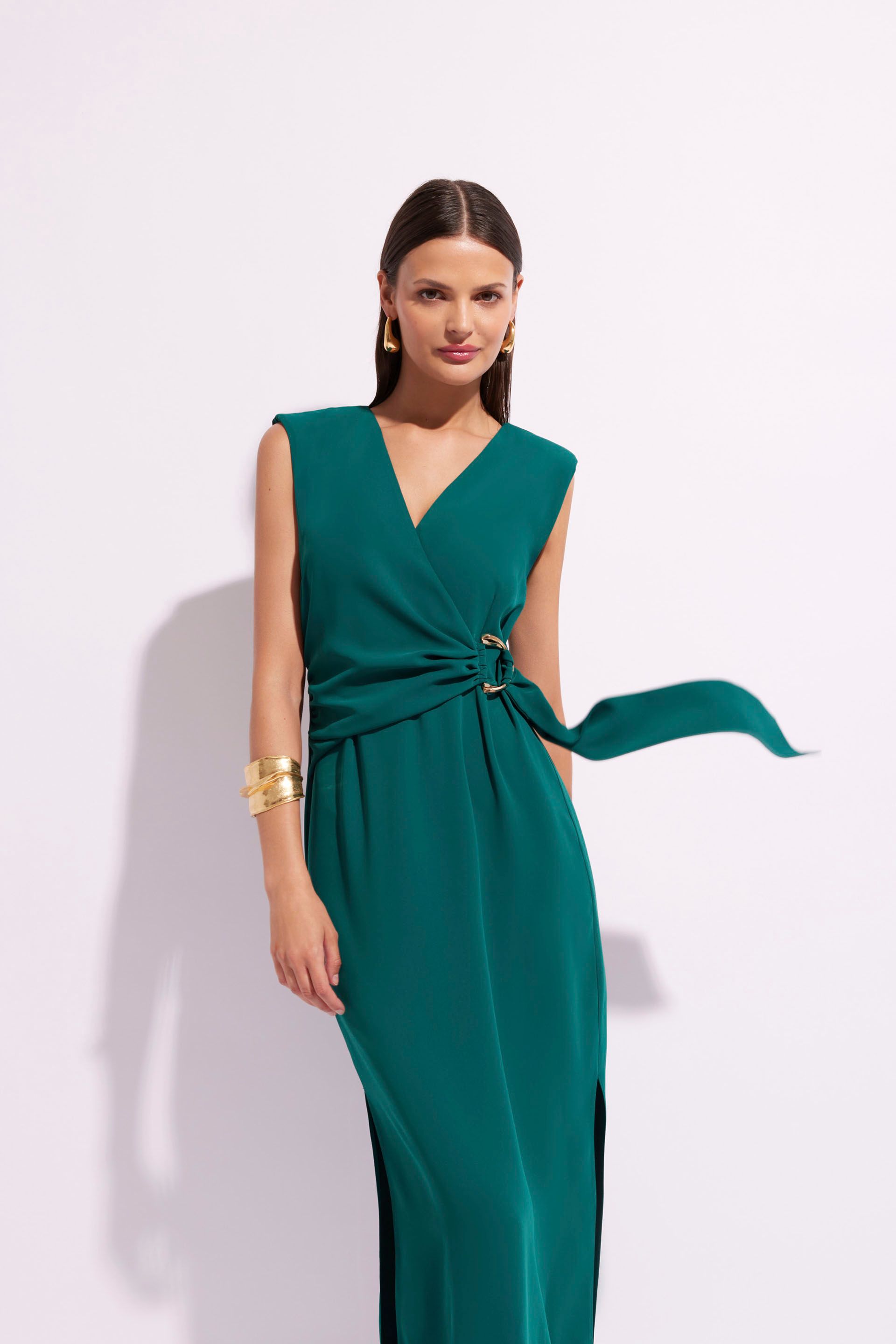 Elegancka sukienka maxi Makalu