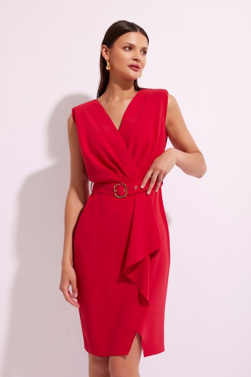 Elegancka sukienka kopertowa
