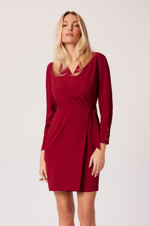Elegancka kopertowa sukienka