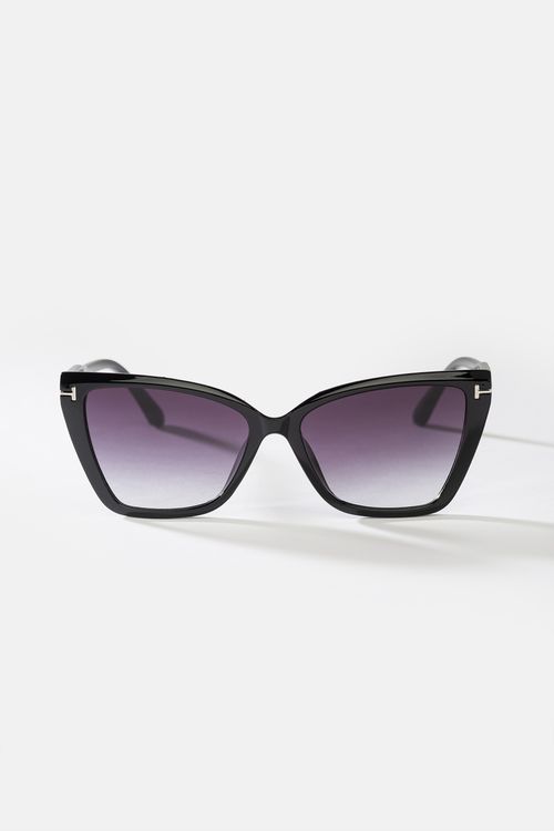 Okulary przeciwsłoneczne damskie czarne UV400