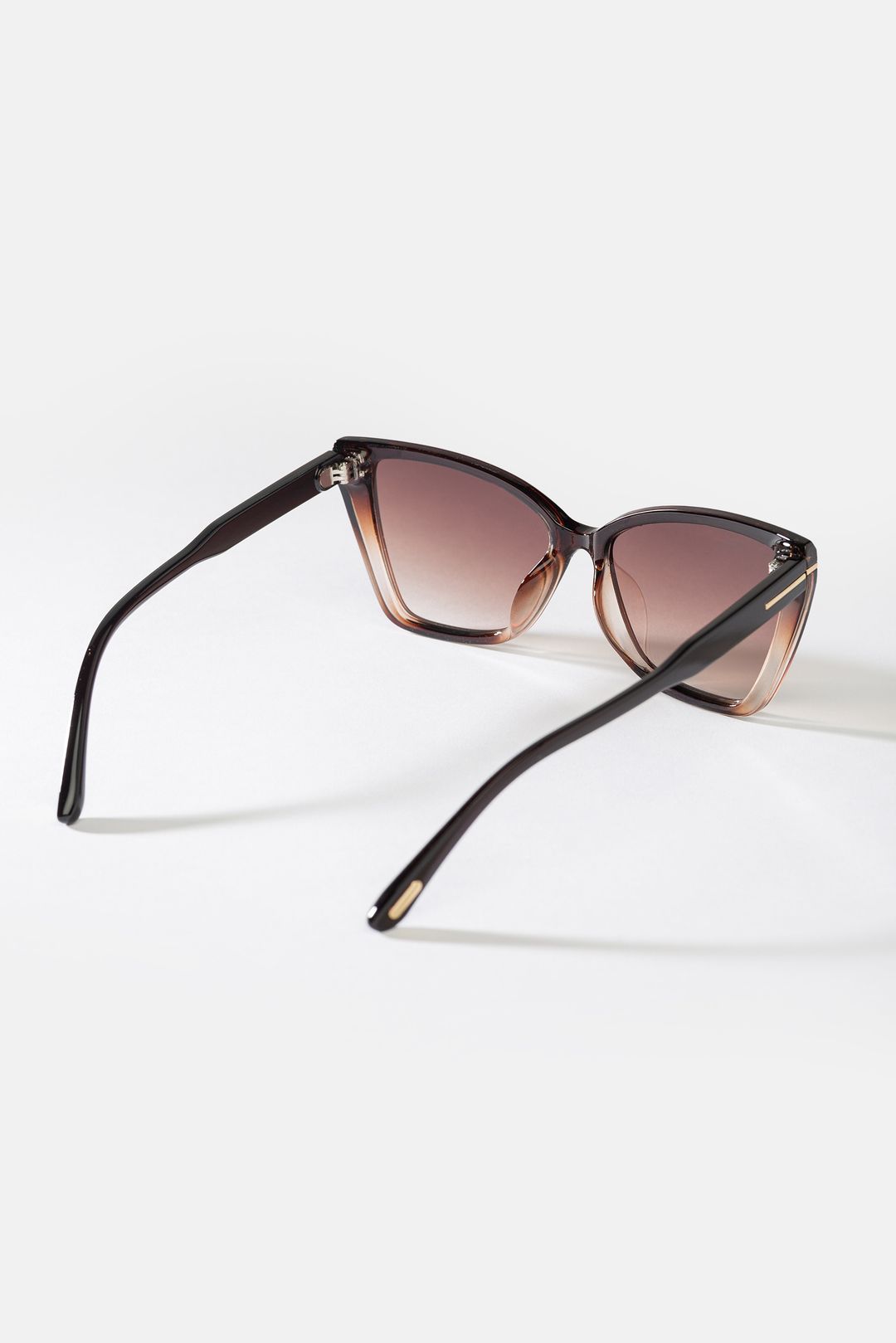 Brązowe okulary przeciwsłoneczne damskie UV400