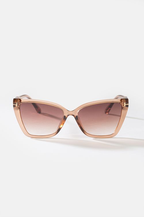 Okulary przeciwsłoneczne karmelowe UV400 | Damskie