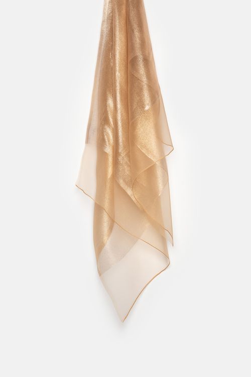 Szampański elegancki szal – lekki szal damski
