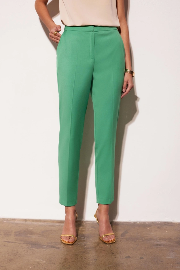 Eleganckie zielone spodnie Makalu