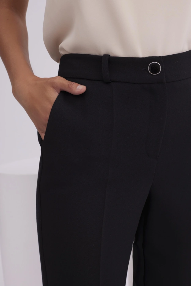Eleganckie czarne spodnie Makalu