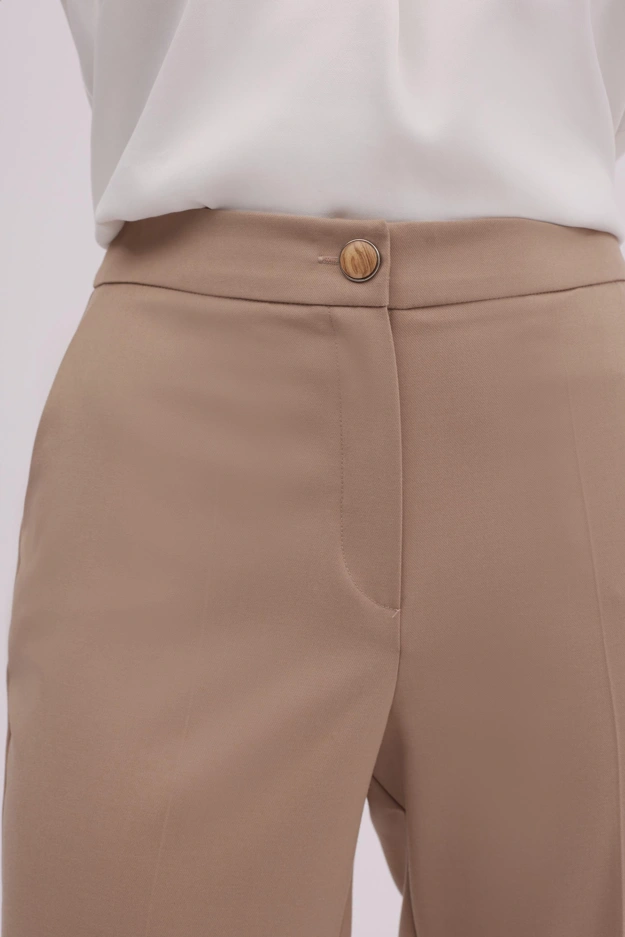 Eleganckie beżowe spodnie Makalu
