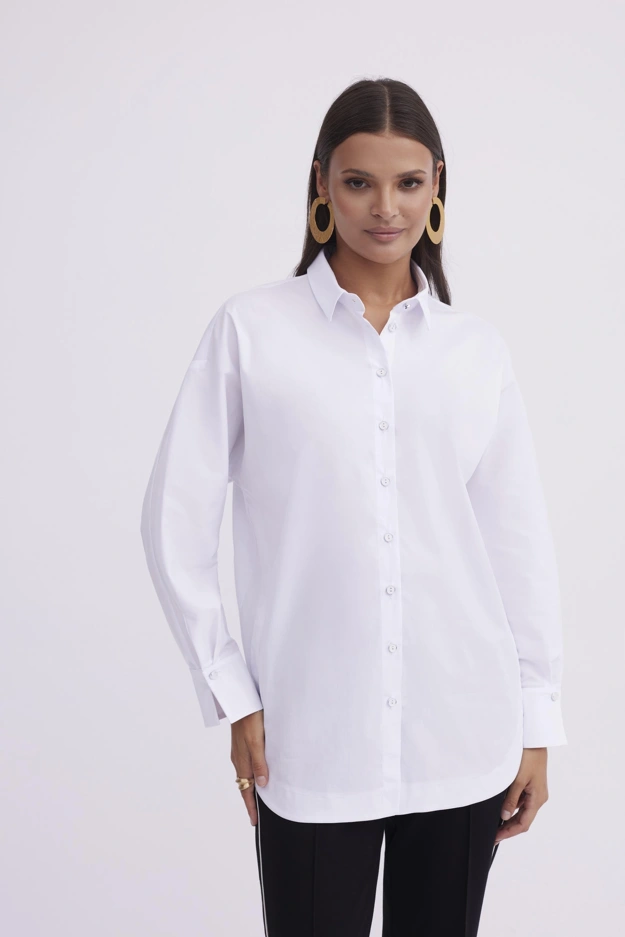 Bawełniana biała koszula Makalu