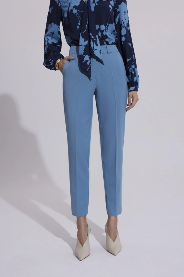 Eleganckie niebieskie spodnie Makalu