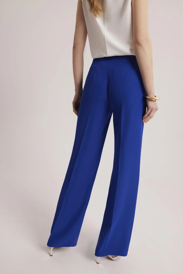 Eleganckie kobaltowe spodnie Makalu