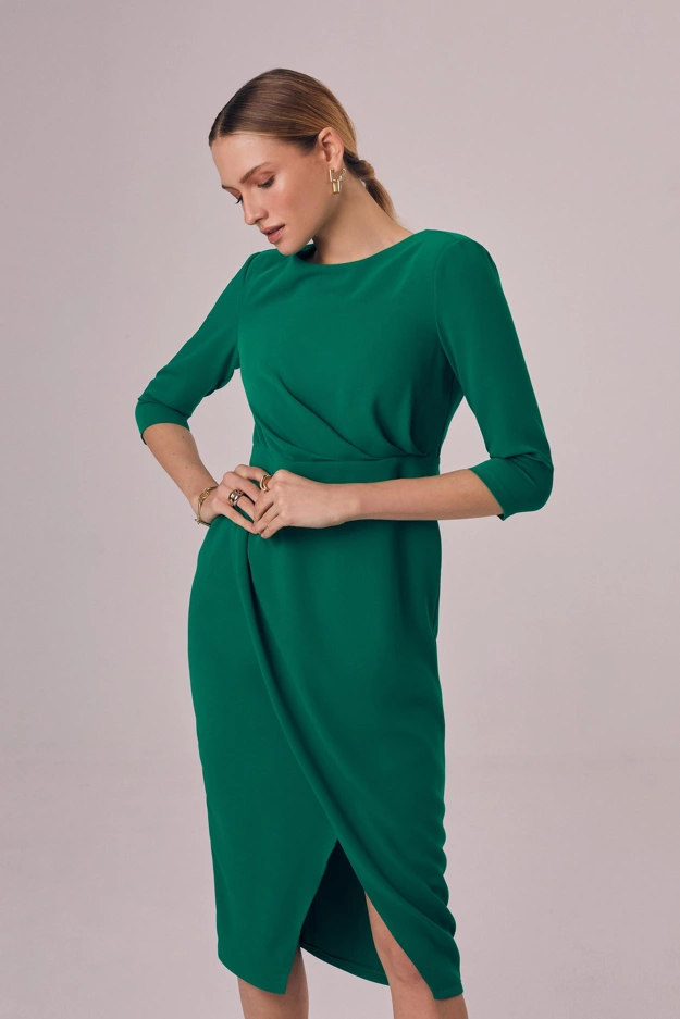 Zielona sukienka midi Makalu