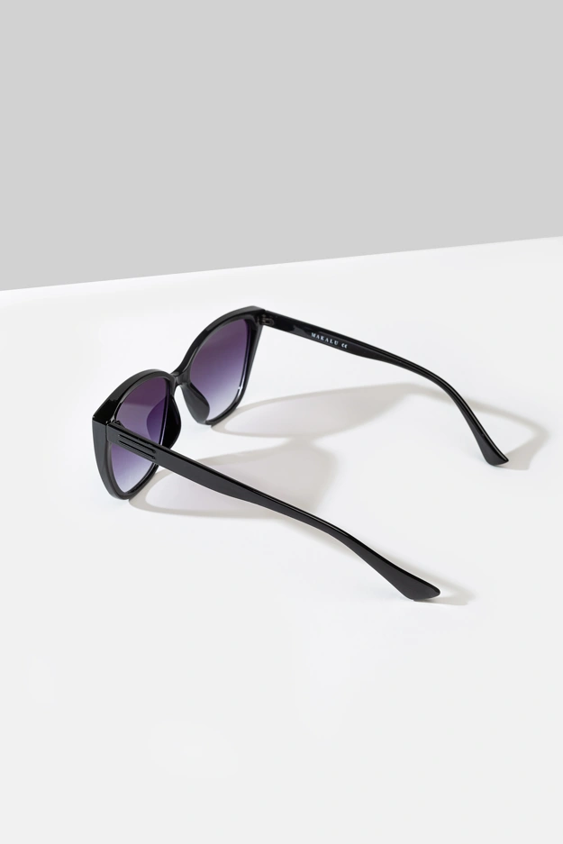 Klasyczne czarne okulary przeciwsłoneczne Makalu