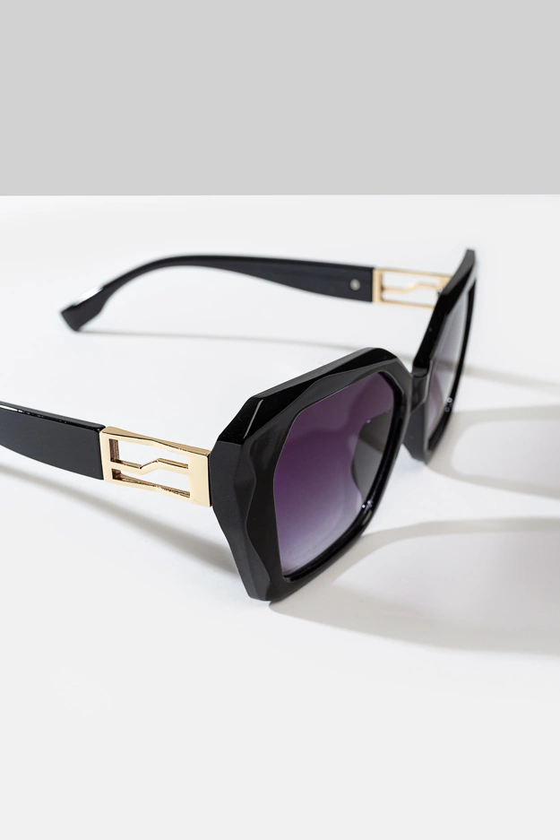 Okulary przeciwsłoneczne ze złotymi elementami Makalu