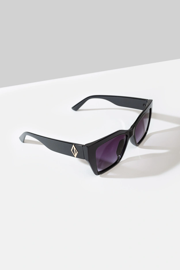 Czarne klasyczne okulary przeciwsłoneczne Makalu