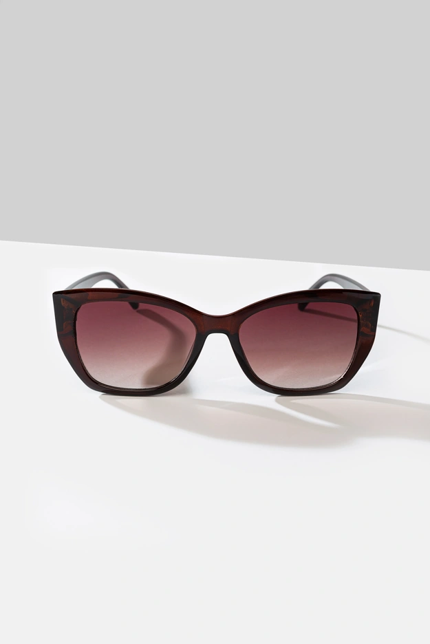 Brązowe klasyczne okulary przeciwsłoneczne Makalu