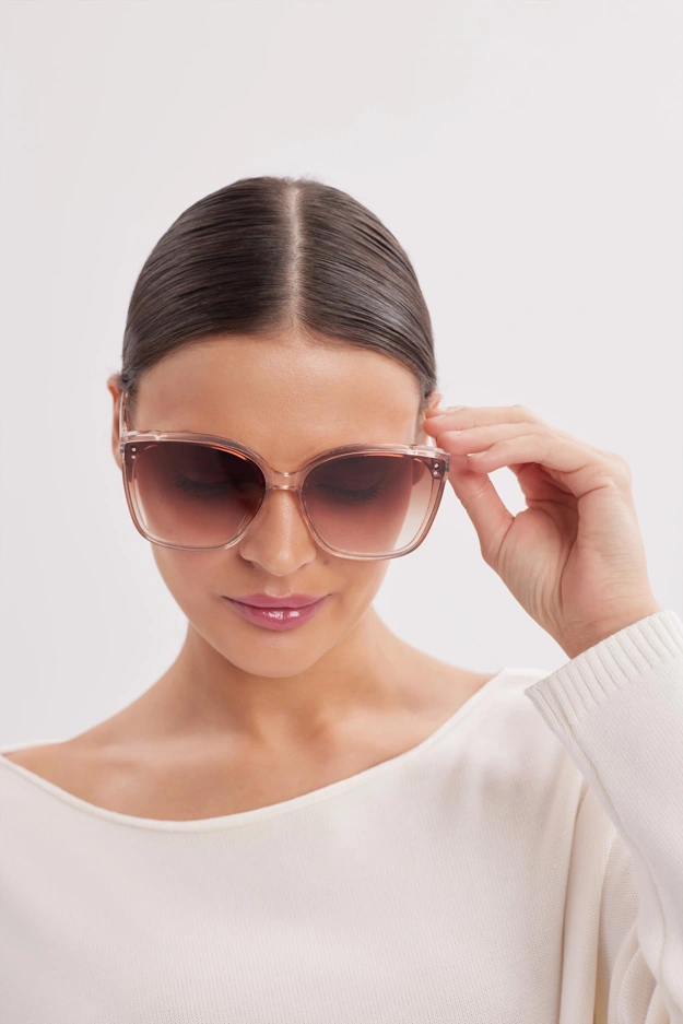 Beżowej okulary przeciwsłoneczne Makalu